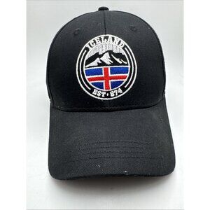 Iceland Hat Cap Flag Embroidered Adjustable